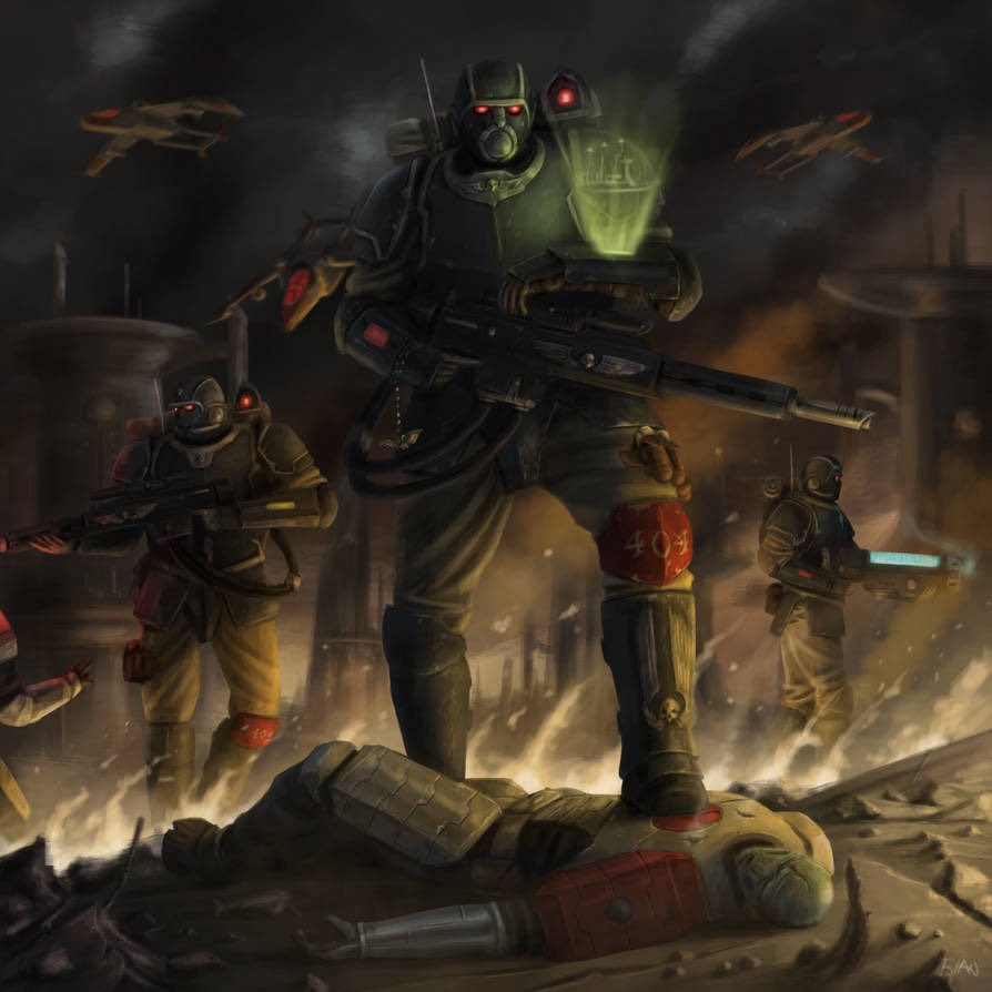 FelixCassander's tweet photo. @Helldivers_NOW Should have went with Tempestus Scions. https://t.co/0JKQwOfegw