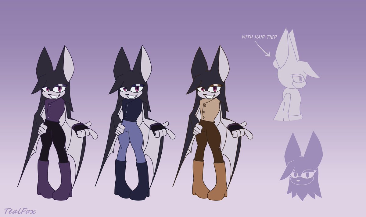 TealFox6168's tweet photo. Just finished redesigning my bat OC

What should I name this femboy twink? https://t.co/7CFH3XV70M