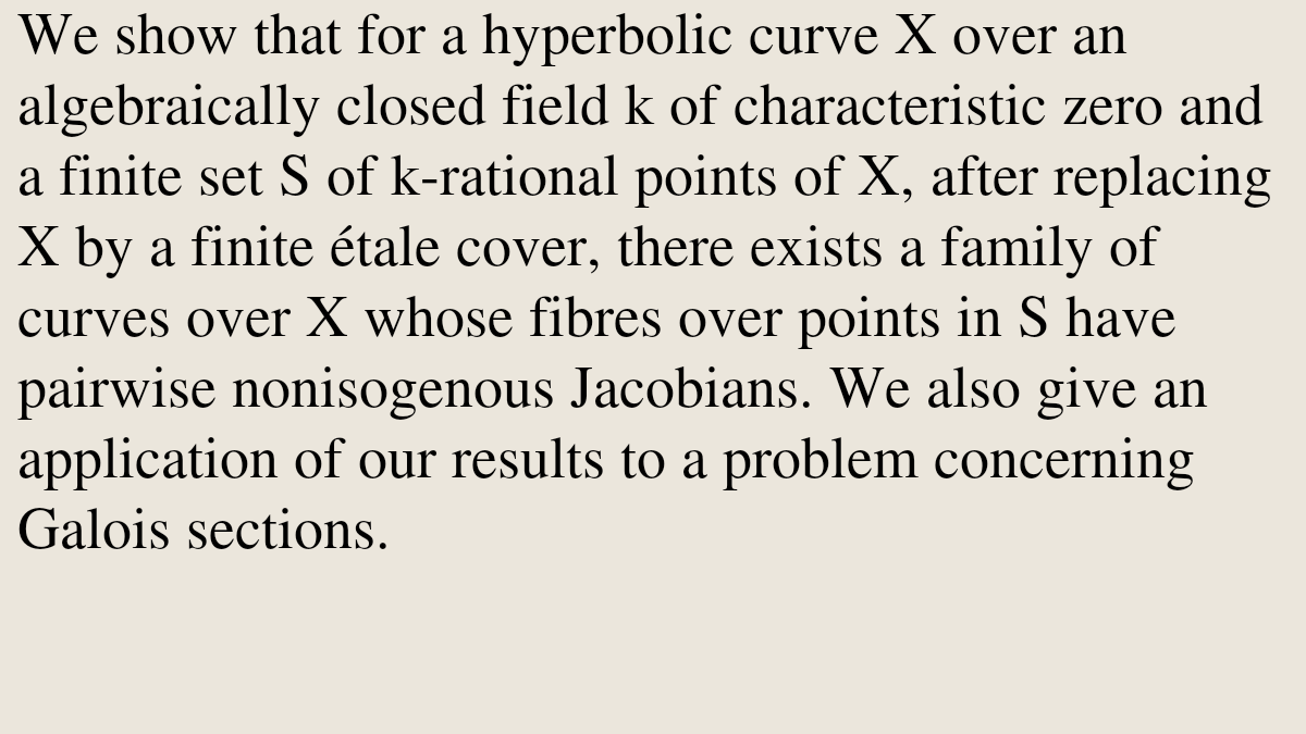 AlgebraicPapers's tweet photo. Families of curves separating points

Wojciech Porowski
https://t.co/5R5eHLLCG3 [𝚖𝚊𝚝𝚑.𝙰𝙶] https://t.co/ZsBIBVqxnI