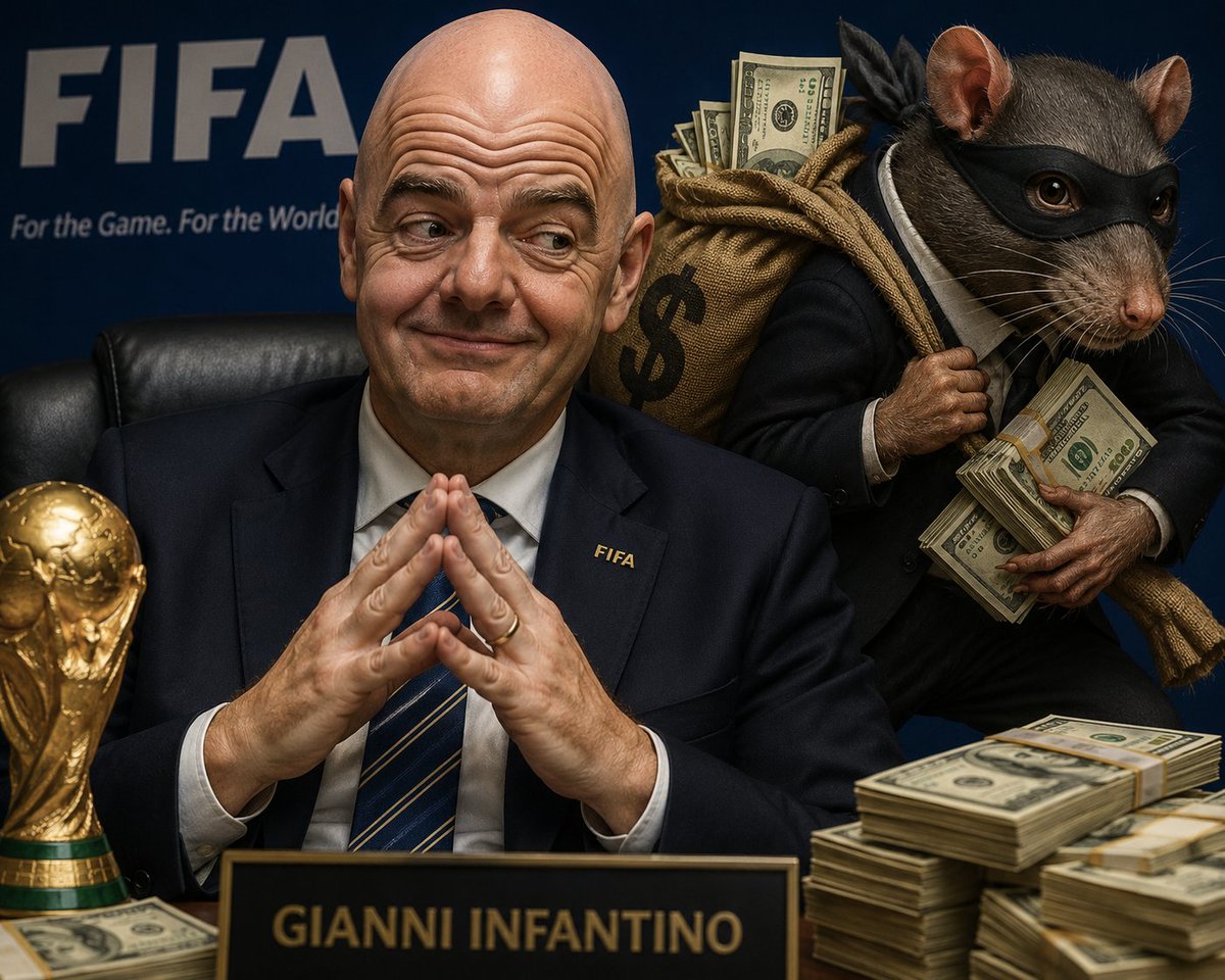 salomerALV's tweet photo. La @FIFAcom y Gianni Infantino piensan que el mundo entero se chupa el dedo y no sabe como funcionan las inversiones privadas. No creo que alguien que quiera meterle dinero a un evento tan masivo no quiera capacidad de tomar decisiones. https://t.co/WLhrU0EsCy