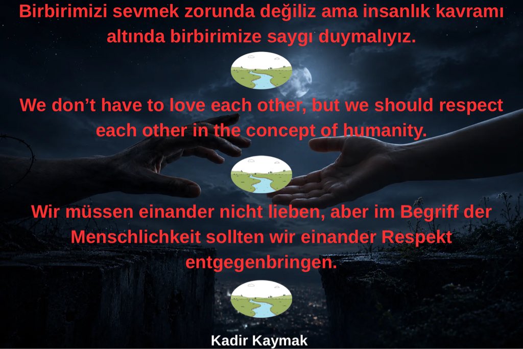kadirkk93's tweet photo. İnsanlık - Humanity - Menschlichkeit https://t.co/YjiAlVwRO9