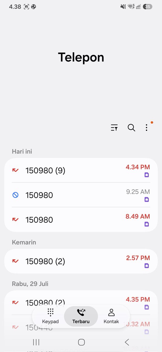 soleh_sugianto's tweet photo. Nomor apa ini ?
Annoying tenan.
#telp https://t.co/auy6odXRka