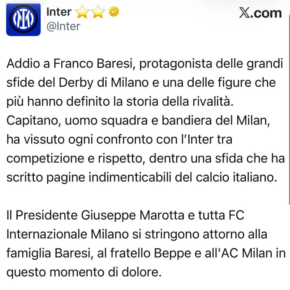 _banconab_'s tweet photo. CI SONO LE CATEGORIE. 
E la differenza tra un messaggio sentito.. 
e uno scritto solo perché non si poteva non farlo.

Grazie mia Juve per ricordare.. in quale noi stiamo. https://t.co/L9HaoBX8WX