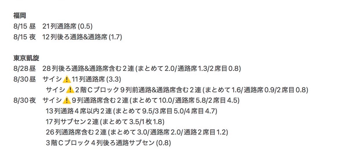 tyrkhn's tweet photo. 【 譲渡 買取 】ミュージカル テニスの王子様 テニミュ 全国 立海 前編 全立 チケット TSC先行 全席指定 昼 夜 通路 段差 定価 希望額 福岡 東京 凱旋 楽

譲
8/15 16 28 29 30 

求
()即決額 +送料

全体的に再度お値下げしています
固定ポストもあわせてご確認ください🙇‍♀️
お気軽にお声掛けください！ https://t.co/qfV2jyWPjH