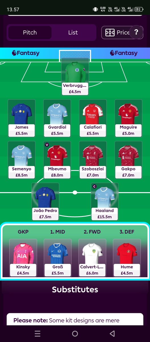 FantasyCandra29's tweet photo. Bismillah bisa konsisten sampai akhir musim, Rencana mau pakai benchboot GW1. Bolang perkakas siap berkompetisi musim ini 👊
Draft sementara 🙏 https://t.co/pFgL4yfW5I
