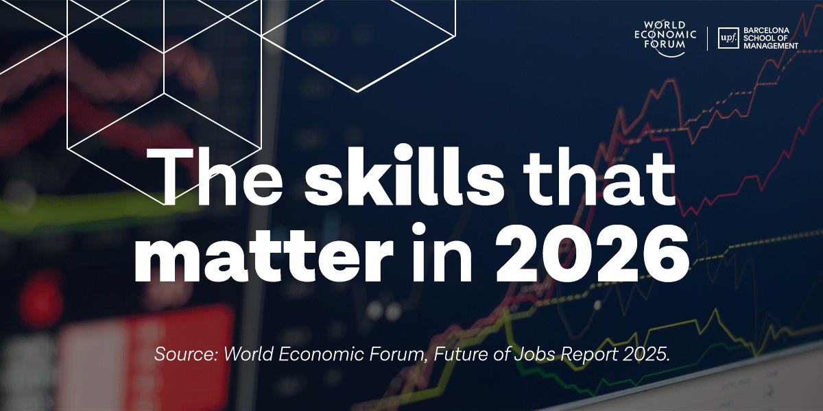 bsm_upf's tweet photo. By 2030, 39% of the core skills we use at work will have changed. 📈

Analytical thinking, adaptability, leadership, creative thinking and AI literacy are rising to the top.
The skills that matter in 2026 👇🏼

#FutureOfJobs #Skills #AI https://t.co/0jKQZ4uHB6