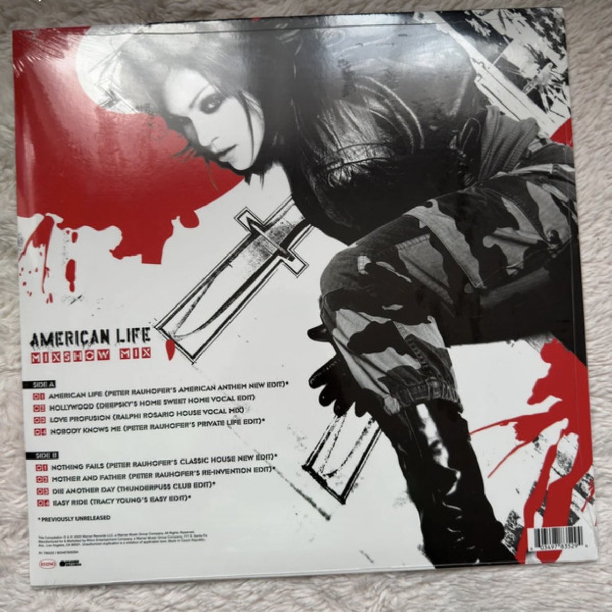 MadonnaM4nia's tweet photo. Ok this needs to stop! After all the money spent my cards need a rest but this was such a good price on Vinted for a #recordstoreday release that’s still sealed with all tags. But I must stop and take a (financial) break from #madonna otherwise my bank will cancel me!! https://t.co/PZaVJ5a1h2