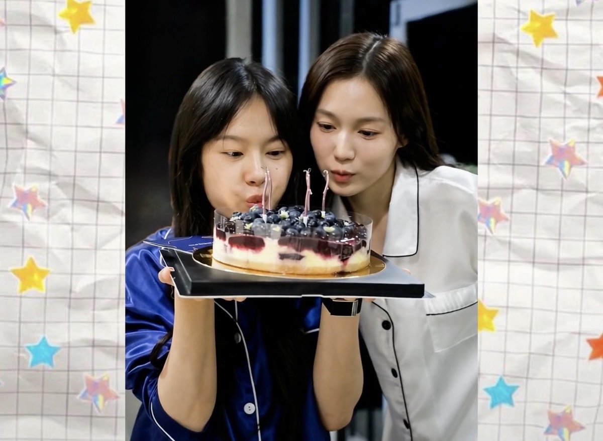 dearbaseballbat's tweet photo. miw’s cake is also lub’s cake shut up cause why is she there too?? 😭 https://t.co/AKXPde7IBs