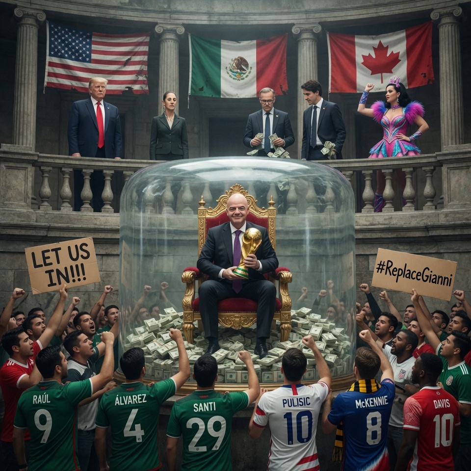 txbuzzard9's tweet photo. I only call soccer “Football” when talking about FIFA...
#Football #FIFA #Monopoly #ReplaceGianni #FairPlay #FireFIFA #YoureFired
Restore fairness:
Let the REAL fans love the game!
LET US IN!!!
#USMNT #soccer #LetTheFansIn #usa
Thank you for your attention to this matter