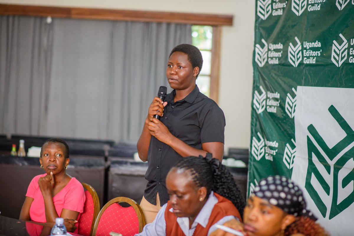 UgEditorsGuild's tweet photo. Some of the journalists that have benefited from the Insurance Scheme give their testimonies.

#Day2 #EditingMatters #Journalism #MediaUg #UgandaMedia #Newsroom #FactChecking #EthicalJournalism #MediaInnovation #DigitalJournalism #Storytelling #PressFreedom https://t.co/LzPZbkwKje