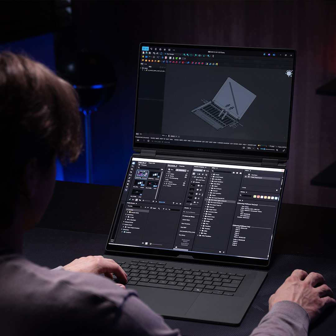 ROG_ANZ's tweet photo. Dual-Screen Mode turns the ROG Zephyrus Duo into a 21-inch+ workspace. More room, less alt-tabbing, built for the days you're juggling everything at once.
Learn more 👉 https://t.co/FvWHzdUekn
#DuoItAll https://t.co/8Fwd2MHqJf