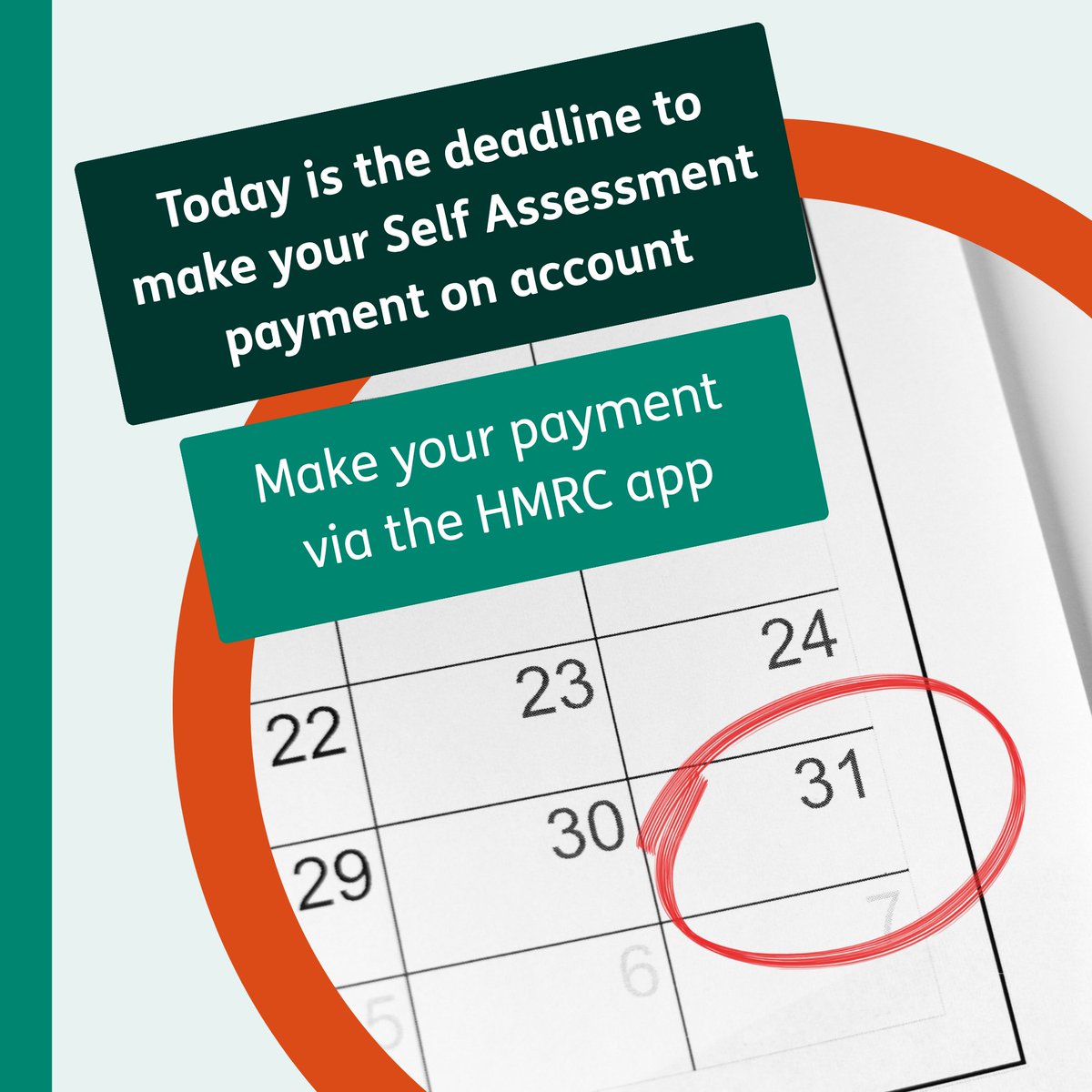 HMRCcustomers's tweet photo. Good morning, we're here until 8pm to answer your general queries. Please don't post any personal details. ❎
Today is the deadline for #SelfAssessment customers to make their payment on account. 📆
Pay online or via the HMRC app. ⬇️
https://t.co/0RhQLSdLdg https://t.co/18Ec8HTMjp
