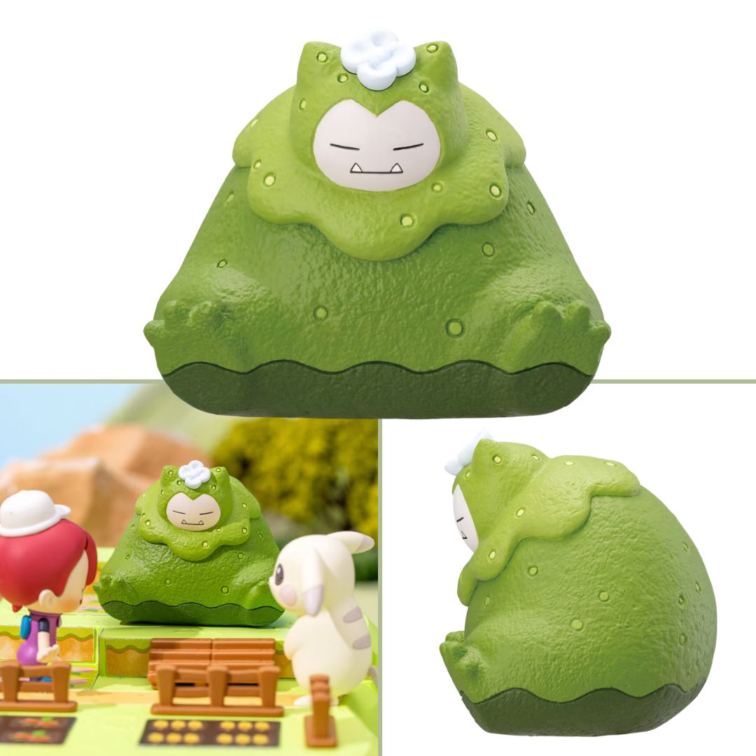 Pokémon Pokopia Moncolle - Figure - Snorlax Mossy (Mosslax) Ver