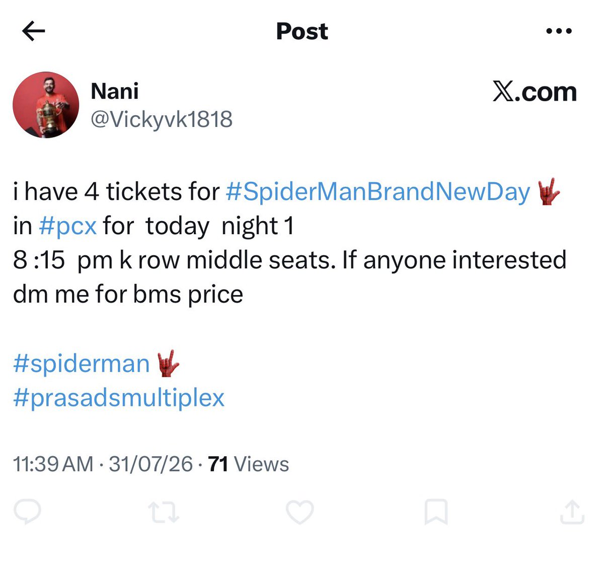 ursmohan_kumar's tweet photo. Sir @hydcitypolice ,please look into these two accounts. They are selling fake tickets, collecting money from people, and then immediately blocking them. Kindly take necessary action to prevent more people from being scammed. https://t.co/4RVEpoSLe9