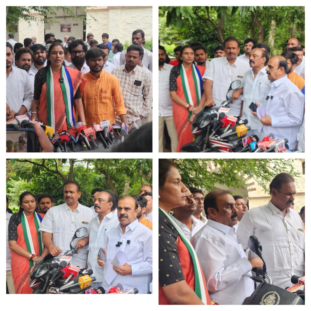 reddysac's tweet photo. *డీఎస్సీ నియామకాల్లో జరిగిన అక్రమాలపై జిల్లా కలెక్టర్ కు వినతిపత్రం* 

*జూలై 31న*
*వైస్సార్సీపీ జిల్లా అధ్య swక్షులు అంత వెంకటరామి రెడ్డి గారి అధ్యక్షతన అసెంబ్లీ కోర్డినేటర్లతో కలిసి అనంతపురం జిల్లా కలెక్టర్ గారికి వినతిపత్రం సమర్పణ కార్యక్రమంలో పాల్గొన్న వైస్సార్సీపీ అనంతపురం జిల్లా ఉపాధ్యక్షురాలు శ్రీమతి వై.నైరుతి రెడ్డి గారు.*
@ysjagan @YSRCParty