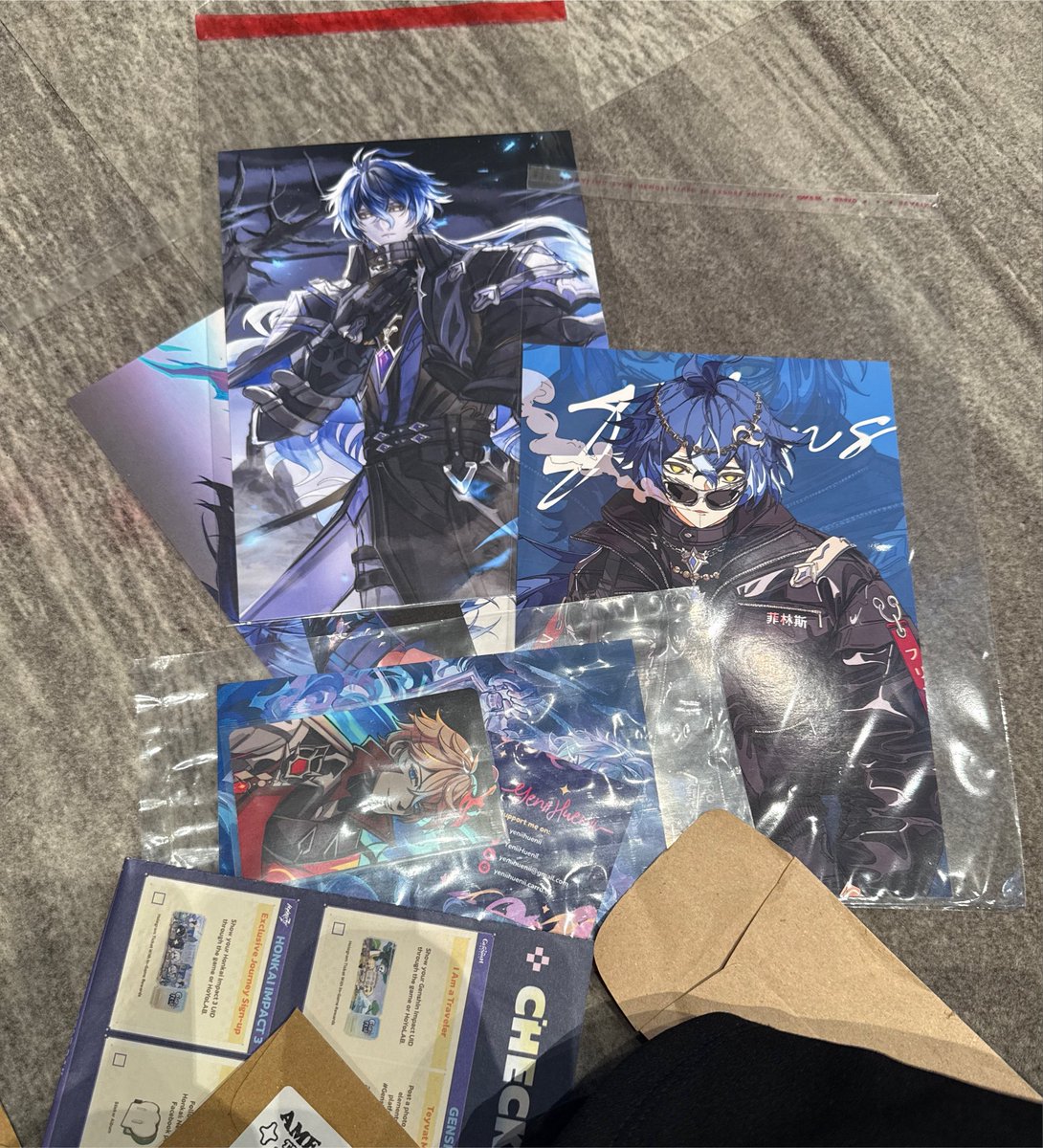cherrycolafelip's tweet photo. TODAY’S FLINS HAUL FT CHILDE #GenshinImpact #HoYoFEST2026 https://t.co/xVRGOU9f5C