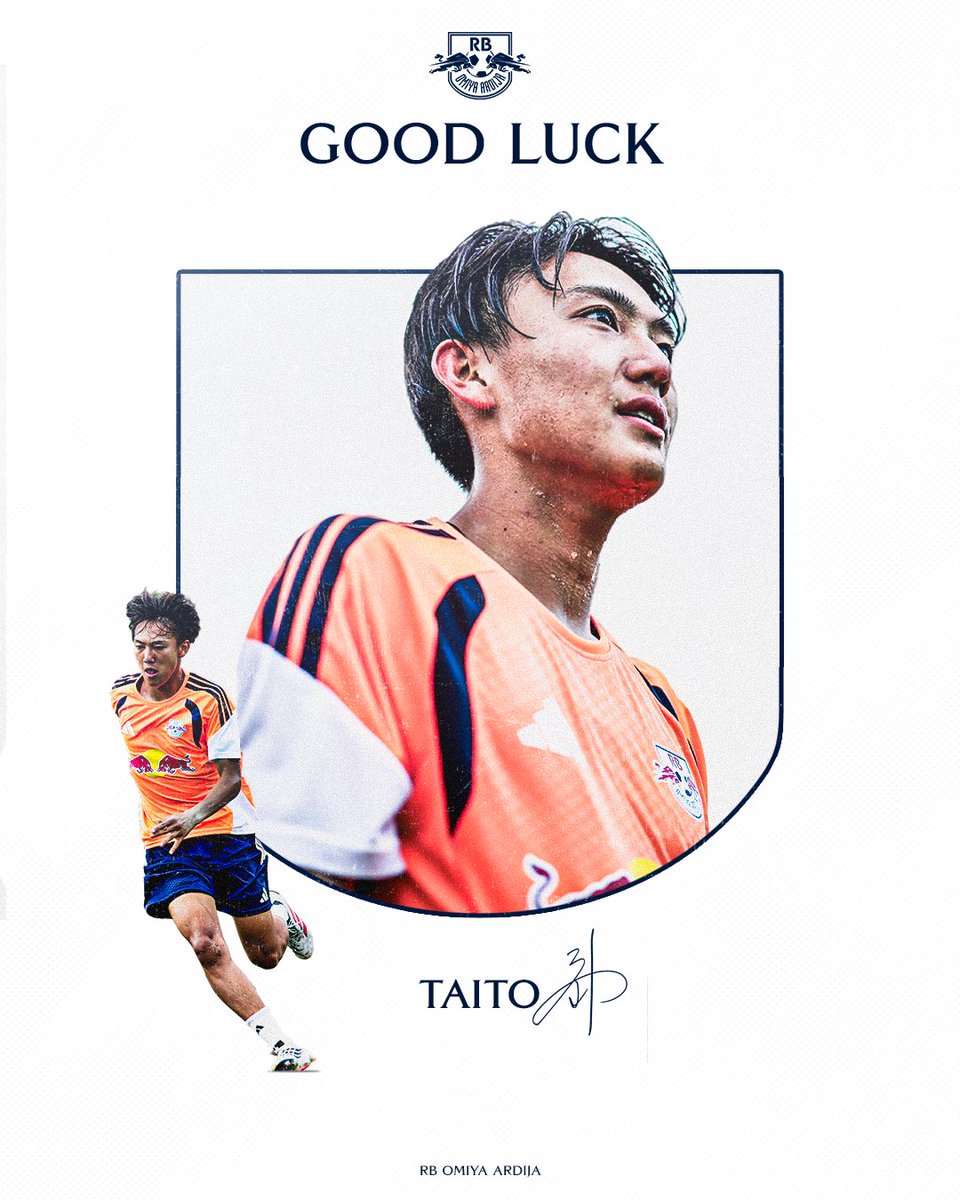 Ardija_Official's tweet photo. このたび、#神田泰斗 選手がRBライプツィヒU19(ドイツ)へ期限付き移籍することが決まりましたので、お知らせします。移籍期間は2027年6月30日までとなります。

▶️ https://t.co/NZ4zmNeEqU

#RB大宮アルディージャ #ardija https://t.co/y9y9v1tjrd