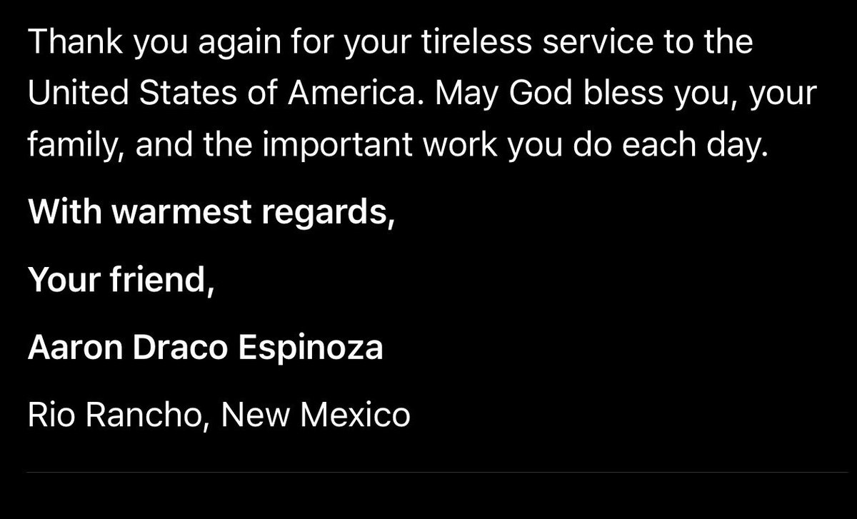 aaron_drako's tweet photo. @POTUS @TruthTrumpPost I believe in your work so so much and your hard work and dedication and here’s a short note to say thank you for being our president of the United States of America America https://t.co/DWGaC9hAnE