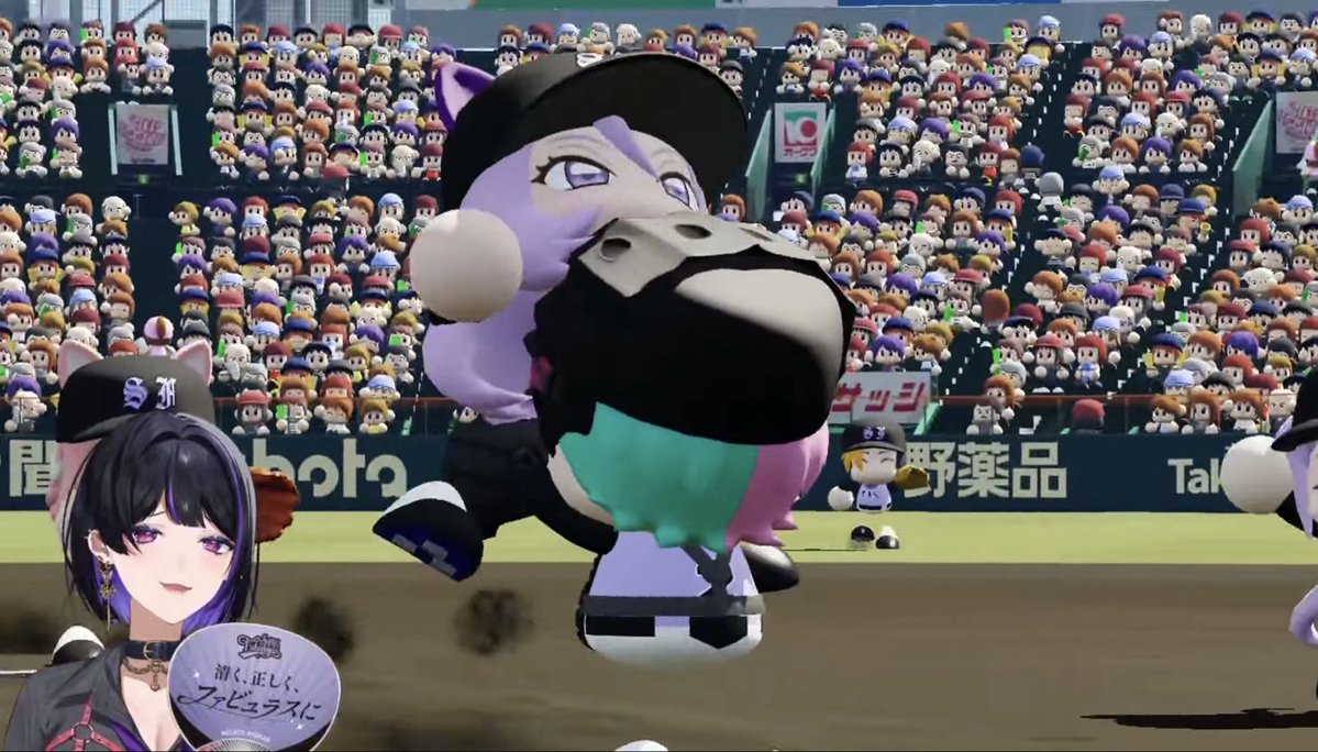 Niji_koshien's tweet photo. 【育成速報:2年目春甲子園決勝】

聖ファビュラス、2年目春甲子園優勝！
昨夏の甲子園優勝から夏秋春3連覇を達成した

成長を遂げた『お嬢』壱百満天原と、怪物ジョー.力一のバッテリーを中心に無類の強さを見せた
見据えるは3年目の夏。最も高貴にして最も険しい、最後の壁

#にじ甲2026 #Meloconair https://t.co/32YSh9jm78