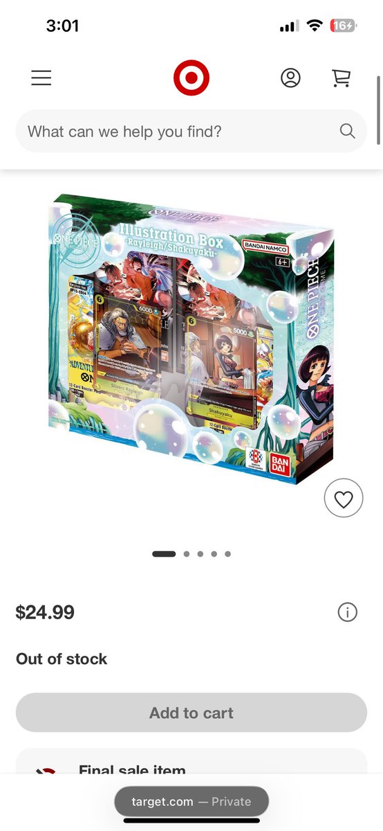 DougLee95022130's tweet photo. @onepiecetcgdeal Ts just pissed me off to the fullest extent https://t.co/K0YRDwbMzN