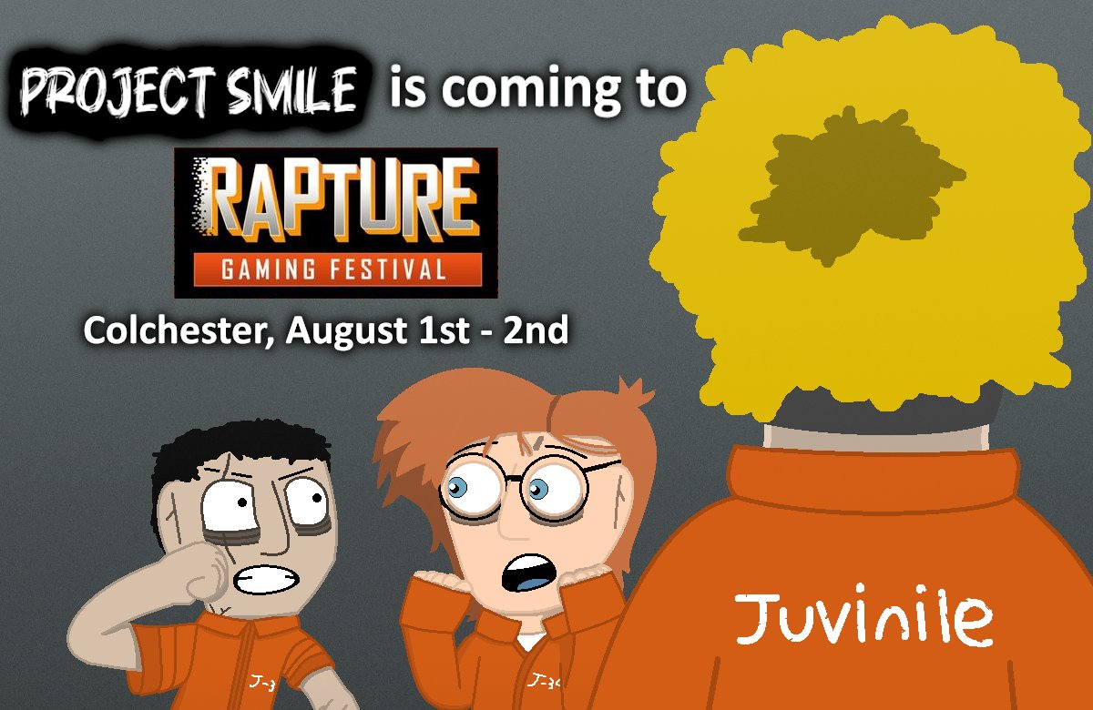 Yarheeguy's tweet photo. Not only Project Smile has been updated, but the game is coming to #RaptureGamingFestival in Colchester!
I'll be there to showcase the game and get player feedback.
Itch Link:
https://t.co/nL0ZQ1e2dA
#game #gameevent #gameprototype #indegame #gameupdate #gamedeveloper https://t.co/mZ5TMXVUHj
