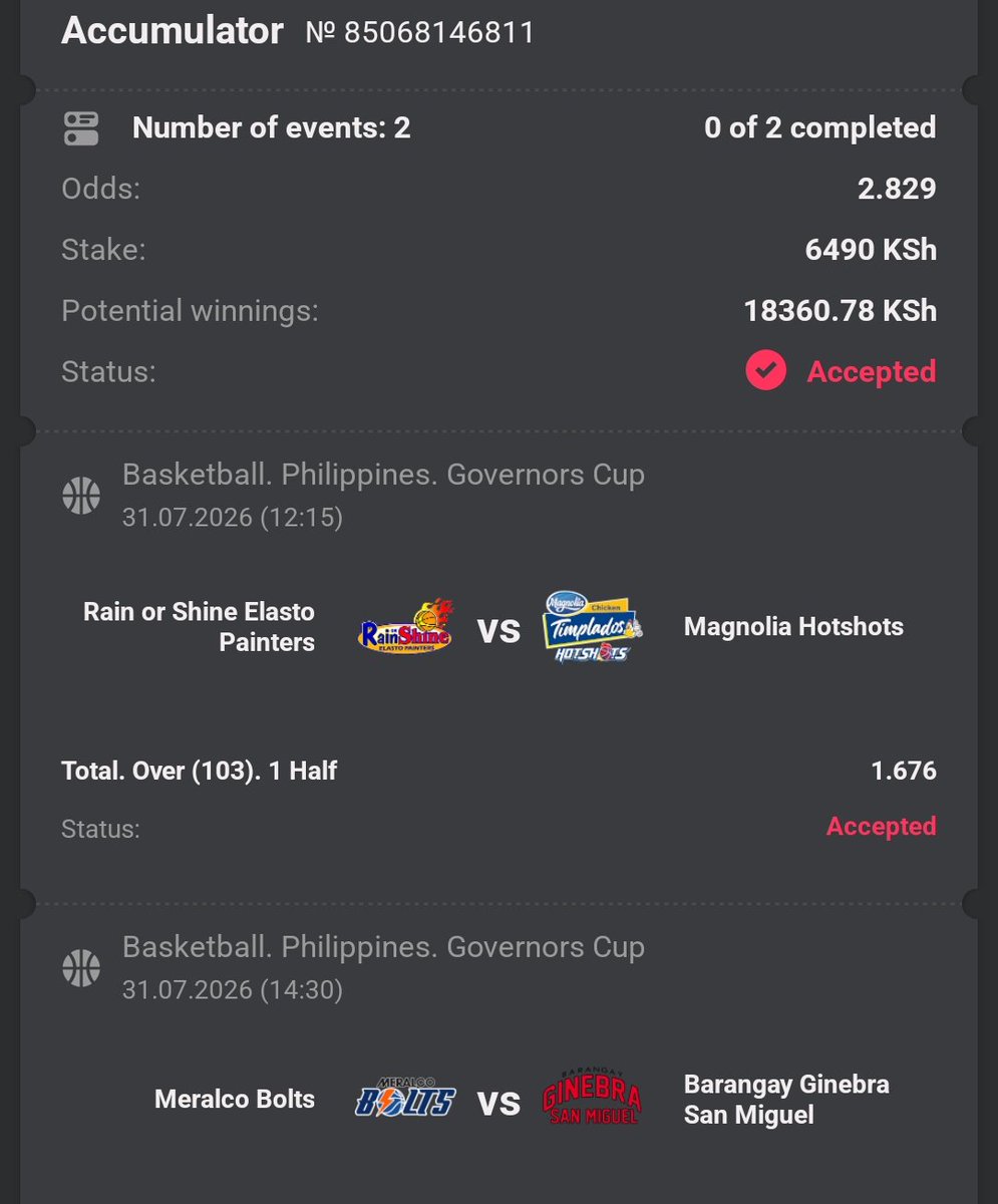its_Vincento's tweet photo. Play on Dbbet

Account Registration👇👇
https://t.co/E6sF2sh5TR

Download app here👇
https://t.co/BJutzoNIFn

2 Odds

Booking code: V6CLV

Use Promocode: Barnet254 https://t.co/5U4bVpniph