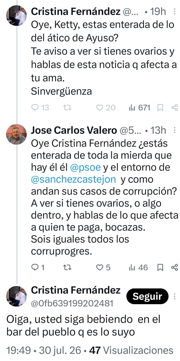 55joseca's tweet photo. Está es la conversación por la que "la valiente" Cristina Fernandez
@0fb639199202481 me ha bloqueado: https://t.co/RRKGWqRIi0