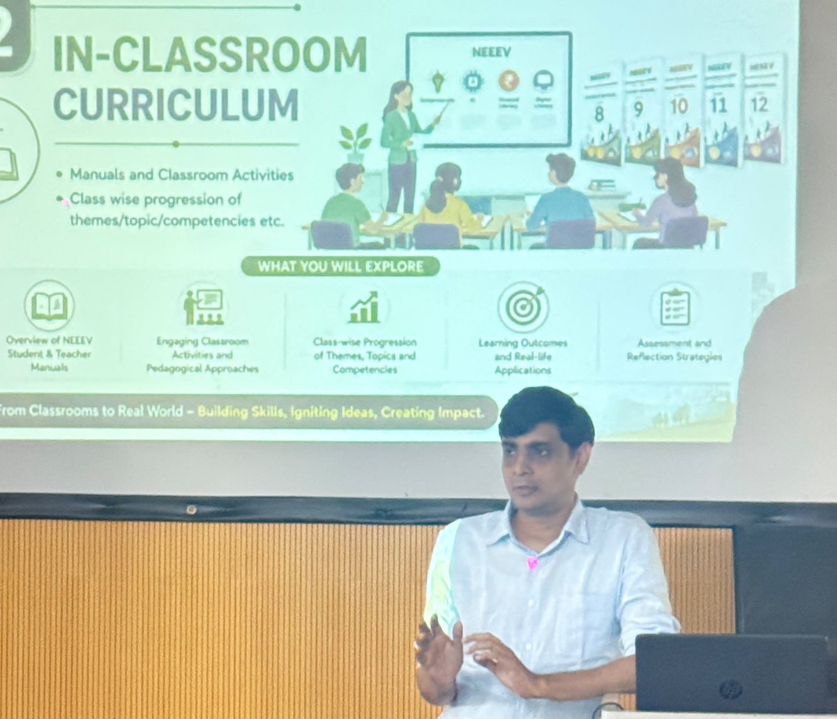 IamCJha's tweet photo. Gearing up with the nuances of Entrepreneurship during master trainer training of #NEEEV at @SCERT2021

A pool of experienced resource persons are here to answer our questions.

Looking forward to learn more to make this successful.
#Entrepreneurship 
@Dir_Education @SapnayadavCM https://t.co/a5rRa6Db8g