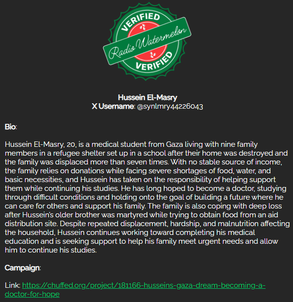 _OliveCommunity's tweet photo. Our dear brother Hussein still hasn't got a donation?!

Now it's over 7 weeks of stagnation, this needs to be ended dear siblings!

https://t.co/bFtntjO2T4 https://t.co/KsvZS53YK4