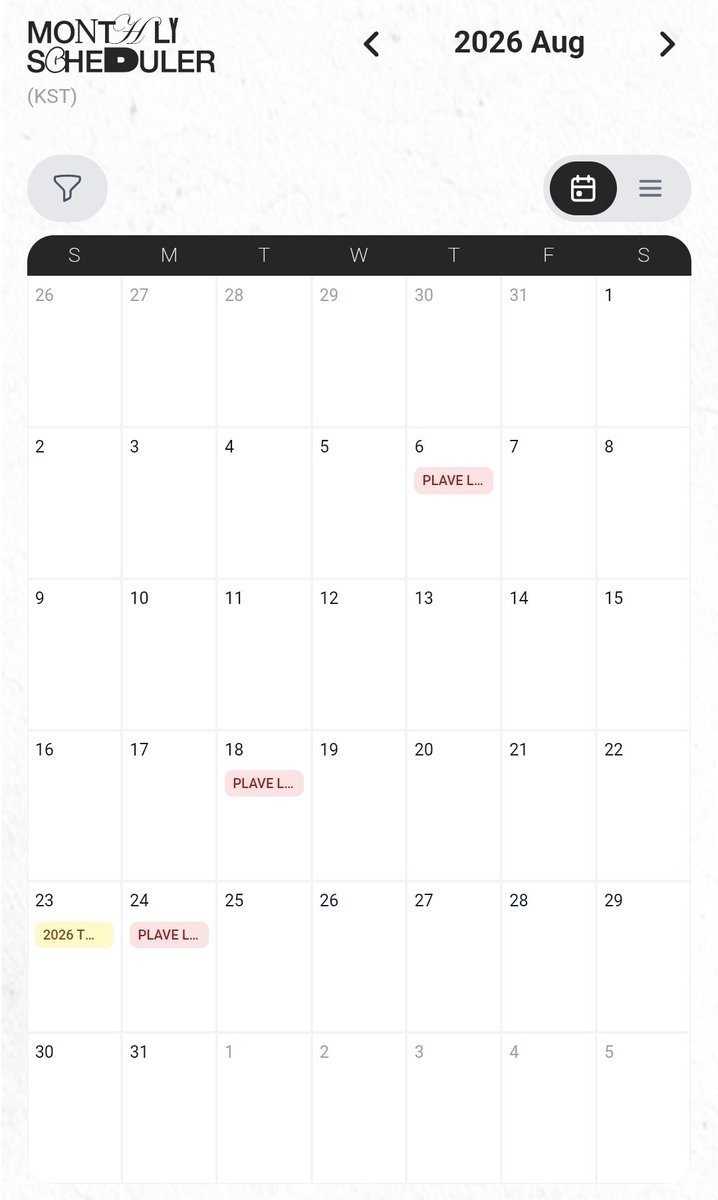 sum_mer_blue's tweet photo. 8월 🗓️

8/6(목) 8PM 💙💜🩷❤️🖤
8/18(화) 8PM 
8/23(일) 6PM 2026 TIMA 💙💜🩷❤️🖤
8/24(월) 8PM https://t.co/56k3THWboU