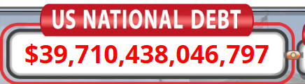 davidgdevine's tweet photo. Everyone has US national debt hitting $40trn in Sept, but looks like it will happen in August https://t.co/rIi3zEqCv9
