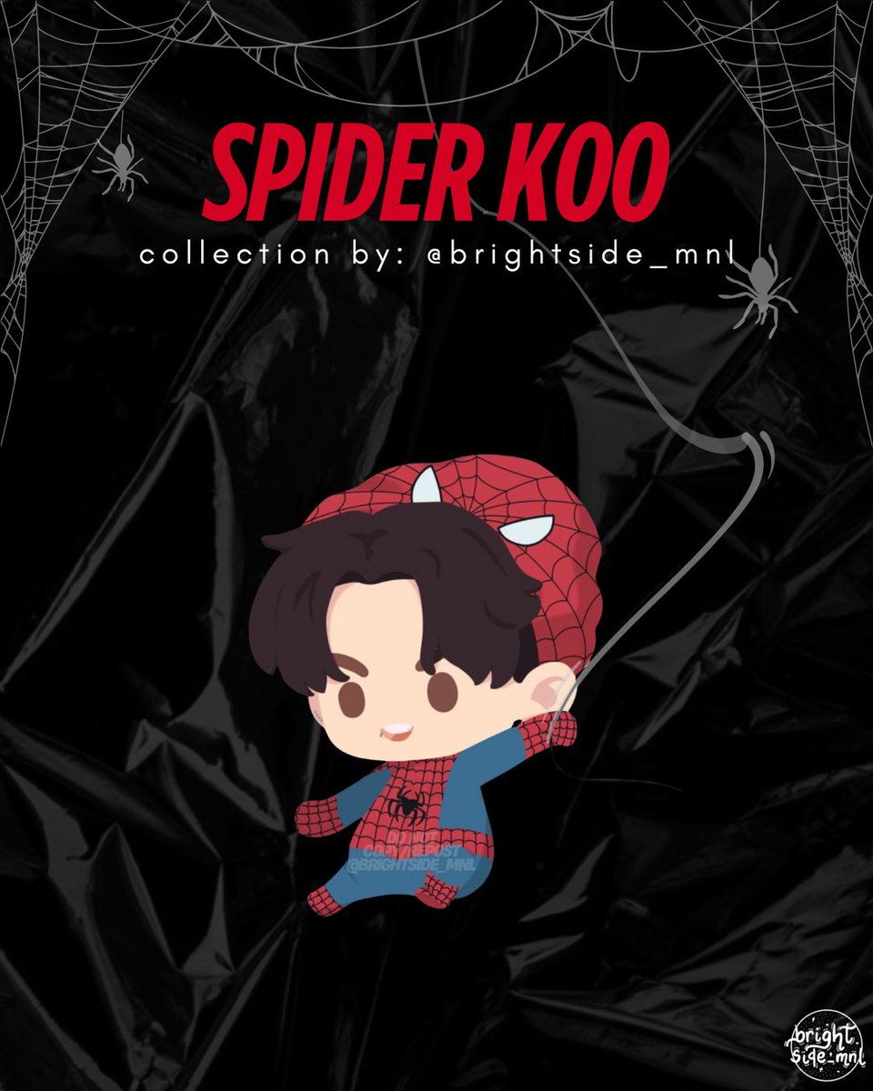 brightside_mnl's tweet photo. spider koo collection 🕷️🕸️
by @brightside_mnl 

just in time for the premiere of Spider-Man: Brand New Day ❤️🕷️

✮ php 125-250 
✮ open for dop (25% dp, rembal once onhand)
✮ open for intl gos (dm me) 
✮ dm to preorder 

#jungkook #spiderman https://t.co/nKDZFh2nLf
