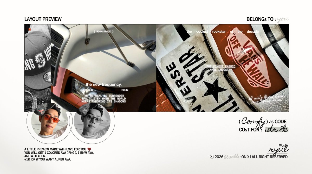 obieable's tweet photo. Repost are appreciated. 

The newest Jennie and Ryul ready stock layout have landed! Elegantly crafted with the latest aesthetics, these layouts are fully prepped and waiting to find their new home.

PNG AVA &amp; Free retext.
Contact me: https://t.co/YUKlQjbPwU

#bealanja https://t.co/IXdP545Dzv
