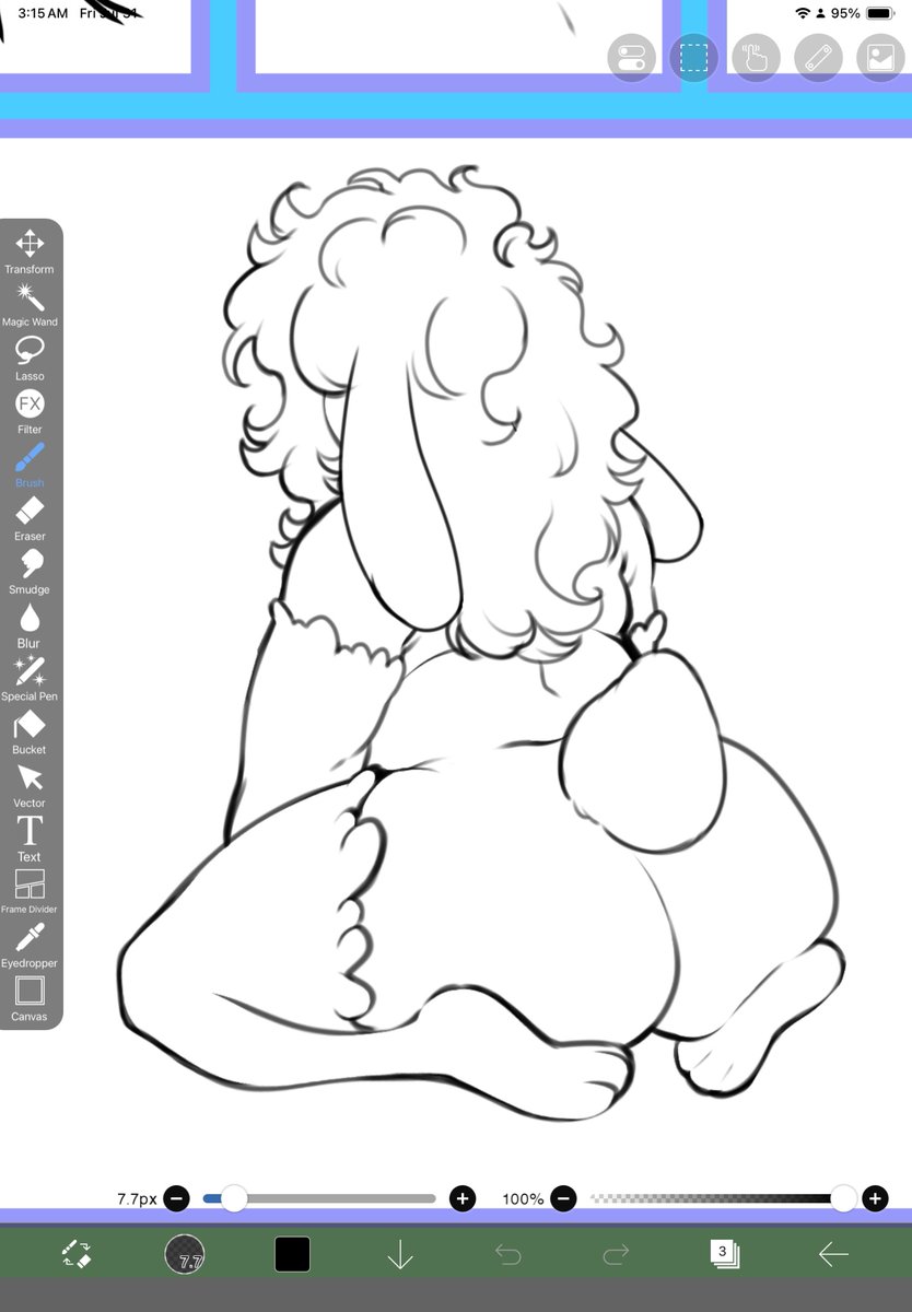 PrettyBunnyx's tweet photo. Sneaky peak #nsfwart https://t.co/5s2bF36e0d