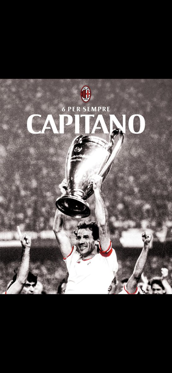 Prsfl23's tweet photo. Se ne va uno dei ricordi piu' belli della mia giovinezza. Non sara' mai addio perché 6 eterno. 
Ciao mio Capitano https://t.co/lpBvAWYMCc
