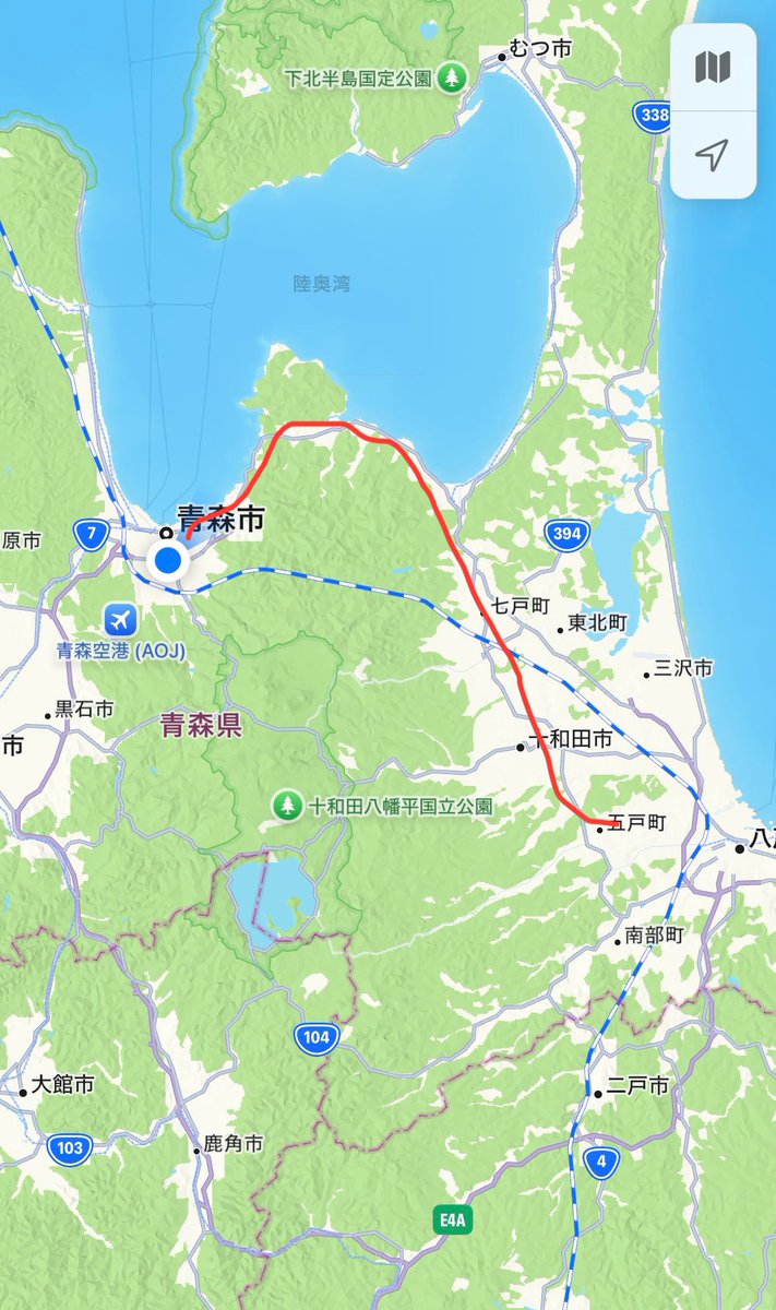 clowd_shiny's tweet photo. 【完走】
#青めぐりんご帰郷の旅　DAY21

発 6:30 青森県五戸町
着 16:00 青森県青森市
移動距離 104km
総移動距離 2183km

た　だ　い　ま

青めぐりんご、盛運輸アリーナだよ… https://t.co/BoWl4ahur6