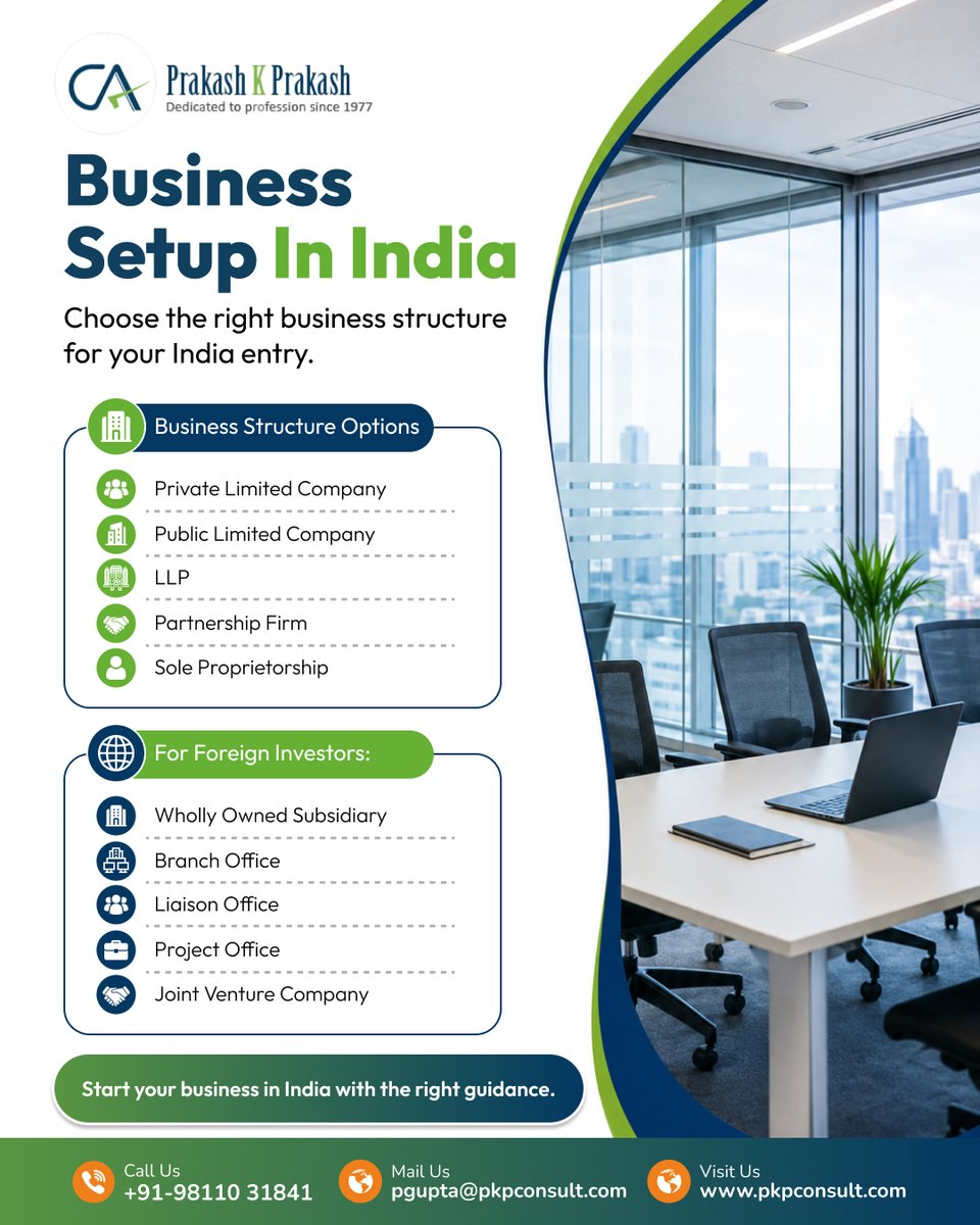 pkpconsult_'s tweet photo. ๐ Planning to Set Up Your Business in India?
Choose the right business structure with expert guidance from Prakash K Prakash Consult. ๐ผ๐ฎ๐ณ
๐ https://t.co/dqlKCqExsk
๐ +91-98110 31841
#BusinessSetup #BusinessInIndia #CompanyFormation #CompanyRegistration #StartupIndia #Delhi https://t.co/2pxdSLX486