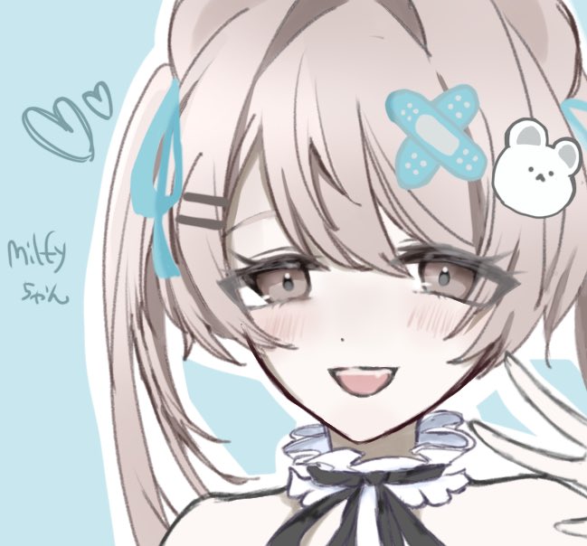 x6wtfsku's tweet photo. ミルフィちゃん描いたよ！ https://t.co/sPl2TWCgZQ