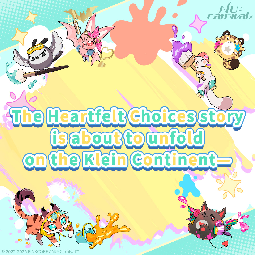 NUCarnivalEn's tweet photo. 🎨 4.5th Anniversary #KleinSummerPalette Teaser 🎨

Summer shades are vibrant and blooming across Klein Continent, and NU: Carnival is set to celebrate its 4.5th Anniversary!
Masters, are you ready to join us for this colorful extravaganza?
Even more exciting content will be headed your way soon 🌈

#NUCarnival