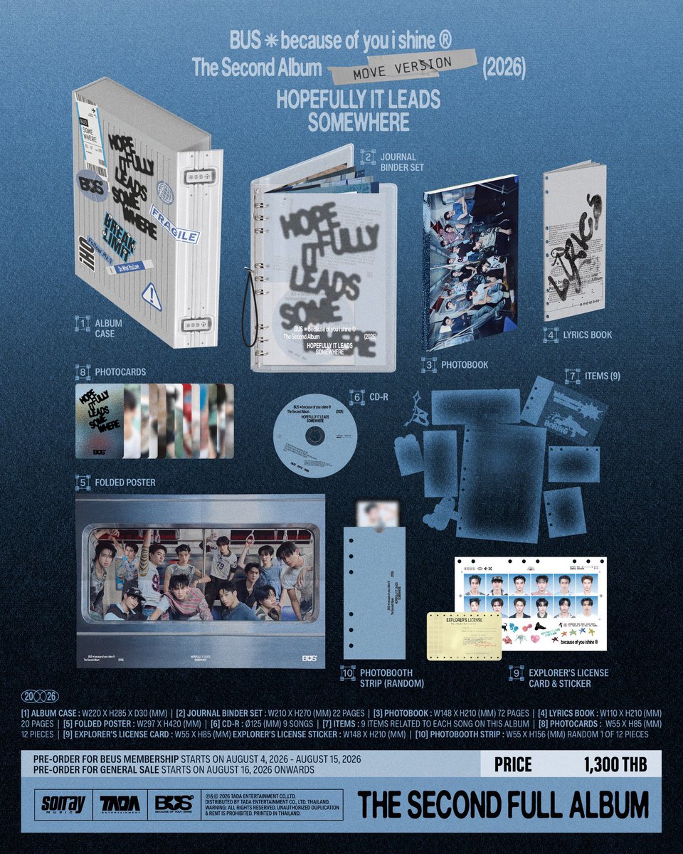 i2umeffyz's tweet photo. ขอสรุปไว้เตือนตัวเอง
🏷️1,300฿ (ไม่รวมค่าส่ง)

♡ พรีบั้มรอบมบช 04/08/69 ถึง 15/08/69
♡ รอบทั่วไป 16/08/69 ถึง 31/08/69
📬 เริ่มจัดส่ง 15/09/69
📝 สิทธิ์เข้าร่วม fansign ต้องซื้อ album ระหว่างวันที่ 4/08/69 ถึง 30/11/69 *เท่านั้น*

#HOPEFULLYITLEADSSOMEWHERE
#BUS_TheSecondAlbum https://t.co/UDkAoPvbNS