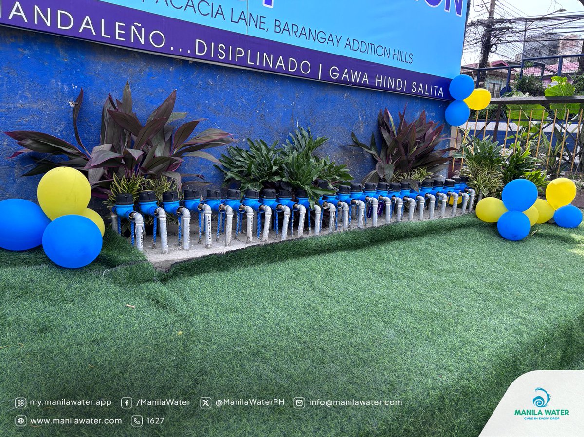 ManilaWaterPH's tweet photo. Manila Water installs individual water meters for households in Welfareville, Mandaluyong

Read more: https://t.co/6N5st4V0TG 

#SerbisyongKatubig https://t.co/4N7N8VcXV8