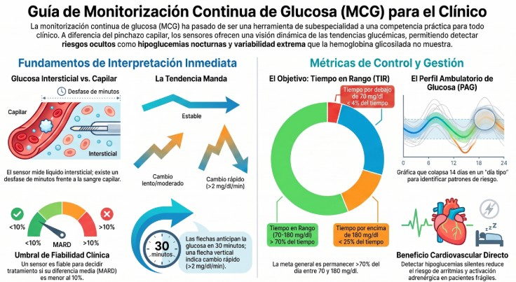 rafabravo's tweet photo. Cómo interpretar la monitorización continua de glucosa para el médico clínico no endocrinólogo
https://t.co/n2ZRlAkNIT https://t.co/GkMDZgog23