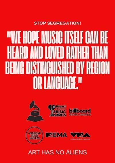 Nass_ot7's tweet photo. ART HAS NO ALIENS
@RecordingAcad
#ArtHasNoAliens https://t.co/T3BeCMHLvc
