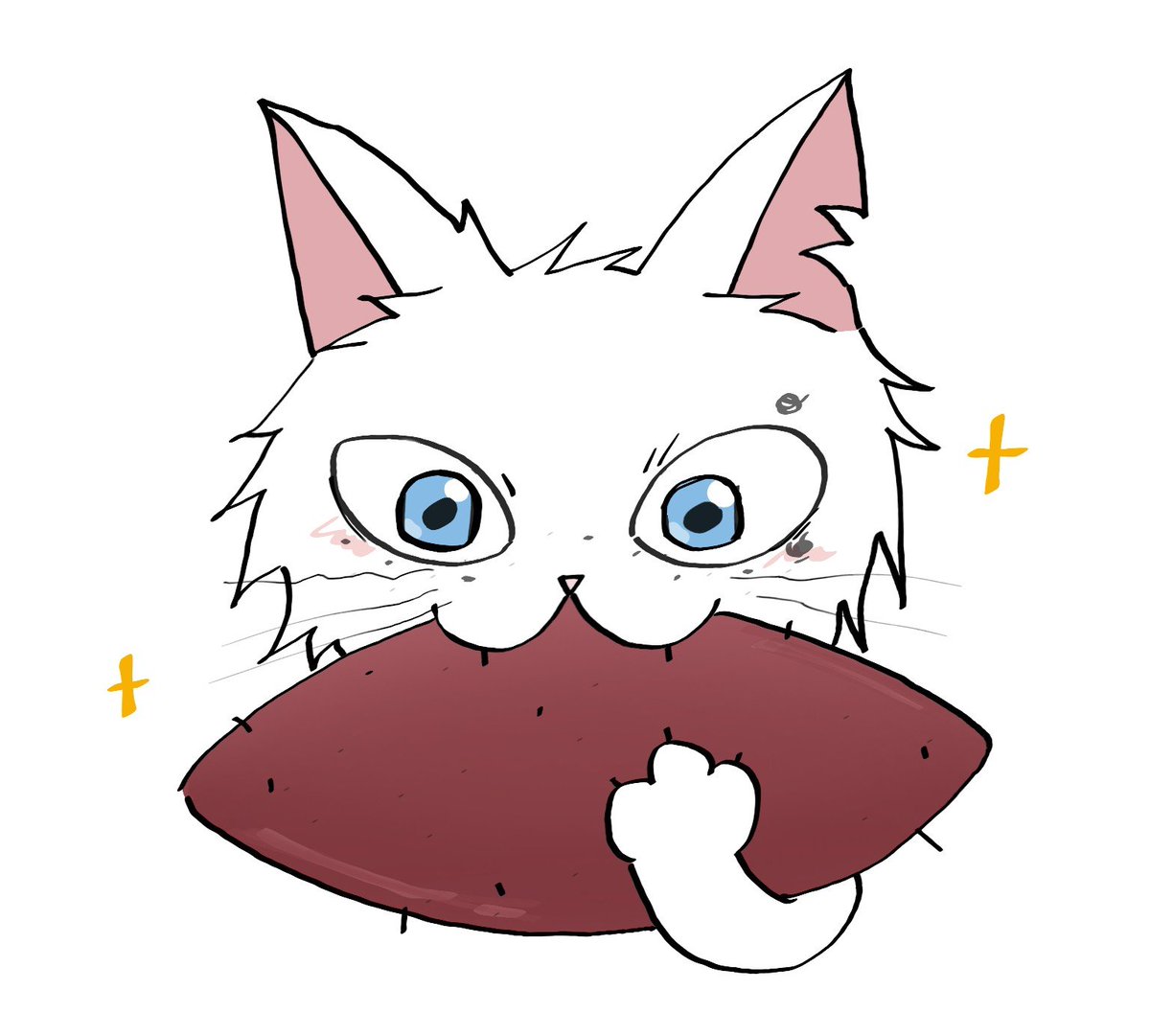 sherly1484273's tweet photo. Cats eating fish❌
Cats eating sweet potato✅
#fogland #miaw https://t.co/DY6DRrV5E2