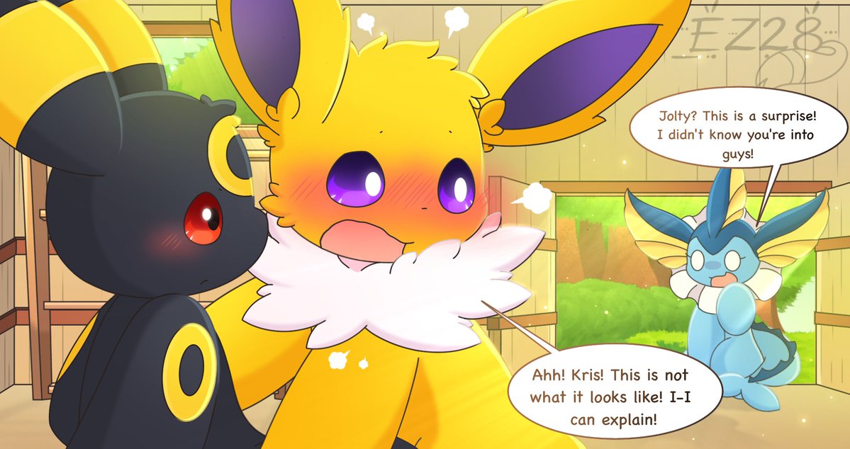 ElectricalZ28's tweet photo. "CAUGHT RED-PAWED"
Speed x Black : Bleed Ship

#EeveelutionSquad #Eeveelution #Pokemon #Vaporeon #Umbreon #Jolteon https://t.co/kuwDJ8BXWJ