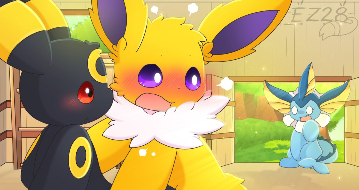 ElectricalZ28's tweet photo. "CAUGHT RED-PAWED"
Speed x Black : Bleed Ship

#EeveelutionSquad #Eeveelution #Pokemon #Vaporeon #Umbreon #Jolteon https://t.co/kuwDJ8BXWJ