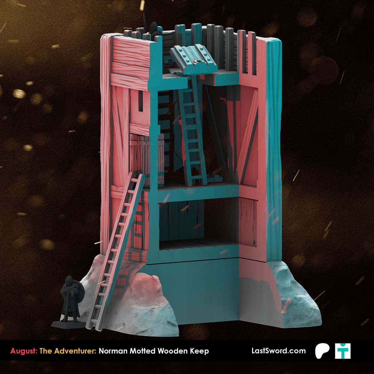 LastSwordMinis's tweet photo. August Patreon: The Adventurer: Norman Motted Wooden Keep
Soon the Watchtowers came to dominate the landscape.
Get them soon at our Patreon.
-
#norman #darkage #wargame #SAGAAgeofVikings #SAGA #Swordpoint #HailCaesar #LionRampant #LArtdelaGuerre https://t.co/xlBCUqgyc0