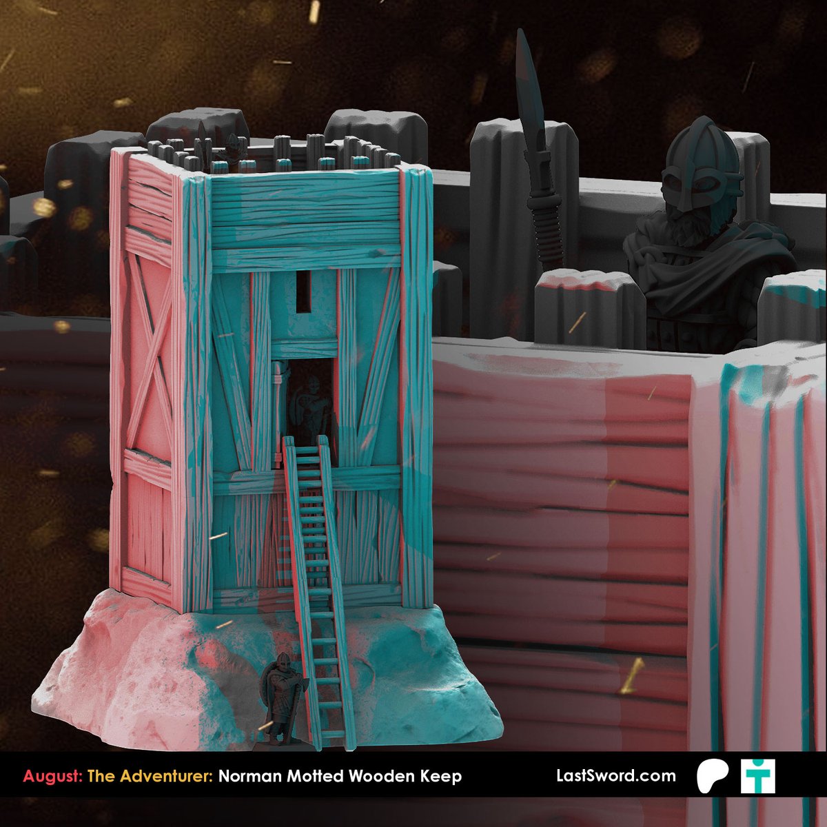 LastSwordMinis's tweet photo. August Patreon: The Adventurer: Norman Motted Wooden Keep
Soon the Watchtowers came to dominate the landscape.
Get them soon at our Patreon.
-
#norman #darkage #wargame #SAGAAgeofVikings #SAGA #Swordpoint #HailCaesar #LionRampant #LArtdelaGuerre https://t.co/xlBCUqgyc0