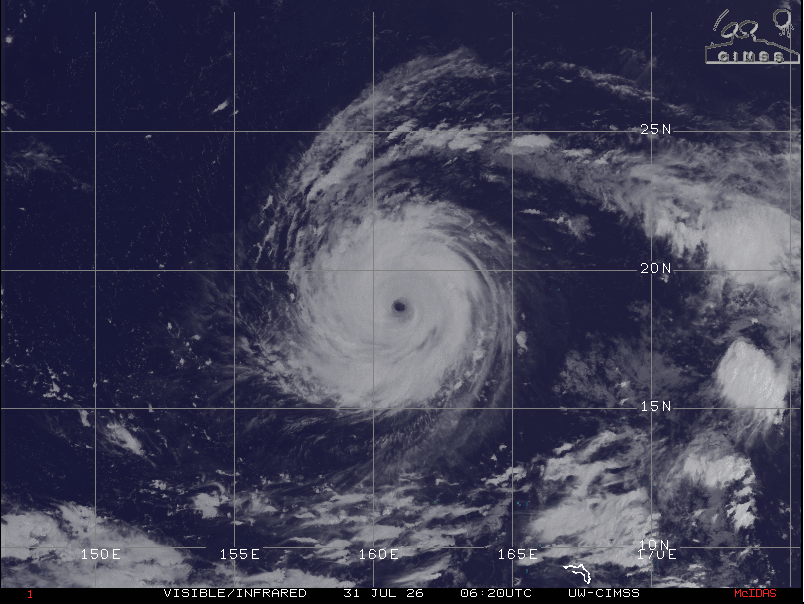 jnmet's tweet photo. Super Typhoon #Dolphin now west of #Wake Island & will track WNW, passing near #Japan's #Iwo Islands Monday night or Tuesday, local time. Dolphin will cross the #Ryukyu Islands around Friday before striking eastern #China this weekend. https://t.co/maabY0YH8m