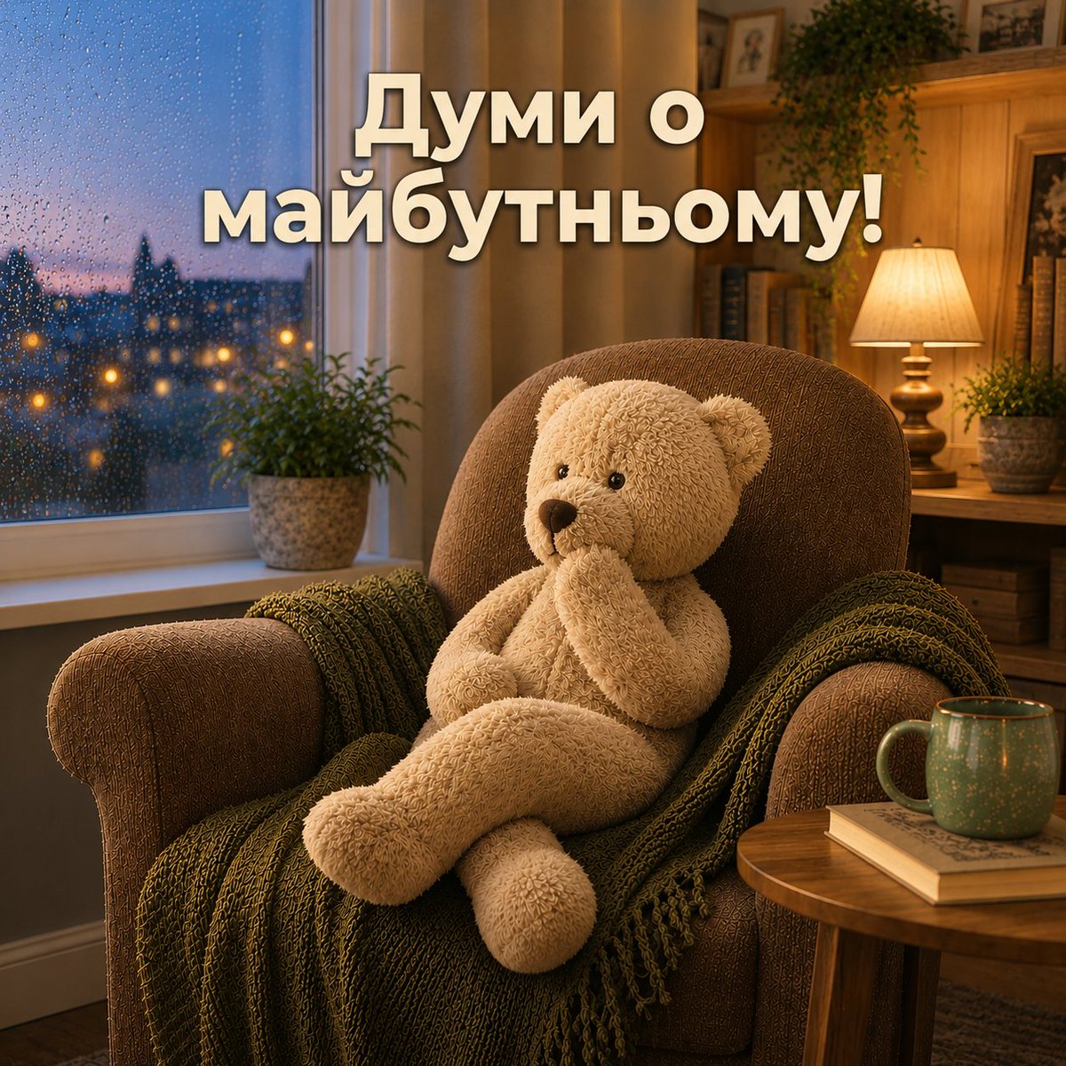 Artberloga1's tweet photo. 😄 Кажуть, треба жити сьогоднішнім днем...
🐻 Але ніхто не забороняє інколи сісти біля вікна й подумати:
«А що там попереду?» 🌧️
Головне — не дозволяти тривогам про майбутнє вкрасти сьогоднішній день.  💛

🌐  https://t.co/OjtxIpAeoC

#ArtBerloga #plushclinic #handmade #future https://t.co/3PnWMTbbfe